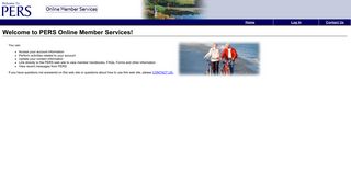 Welcome to PERS Online Member Services!