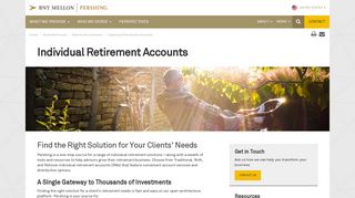 Individual Retirement Accounts (IRAs) - Pershing - BNY Mellon ...