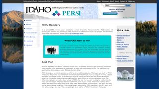 Members - PERSI (Public Employee Retirement System of Idaho)