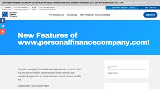 New Features of www.personalfinancecompany.com! » Personal ...