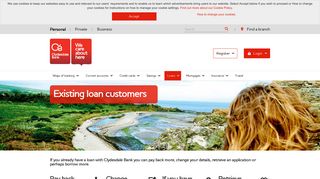 Existing loan customers | Clydesdale Bank
