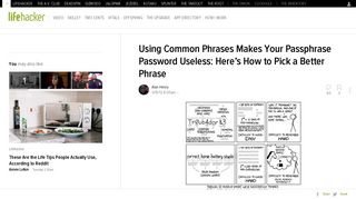 Using Common Phrases Makes Your Passphrase Password ...