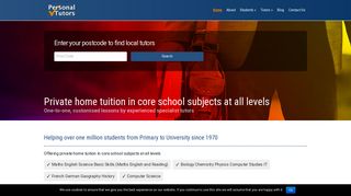 Personal Tutors - Private Tutors for Home Tuition in All Subjects