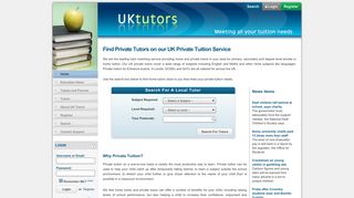 UK Tutors - Private Tutors & Personal Tutors for Home Tuition