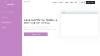 Online Quiz Maker: Create Interactive, Beautiful Quizzes | Typeform