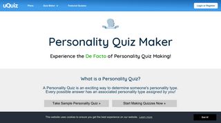 Free Online Personality Quiz Maker! - uQuiz.com