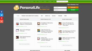 Personal Life Media Learning Center | Home Study Courses and ...