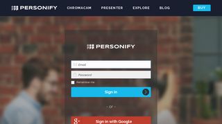 Sign in | Personify