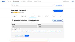 Working at Personnel Placements: Employee Reviews about Pay ...