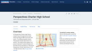 Perspectives Charter High School in Chicago, IL - US News Best High ...