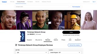 Working at Pertemps Network Group: 519 Reviews | Indeed.co.uk