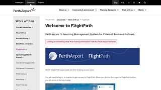 FlightPath - Perth Airport