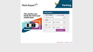 Secure Online Booking Portal| Perth Airport Parking | Book Online ...