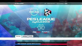 PES LEAGUE myClub 2018 - PES League 2019 - Konami