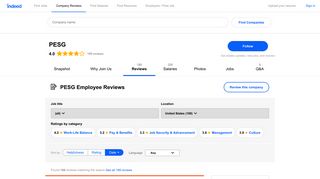 Working at PESG: 188 Reviews | Indeed.com