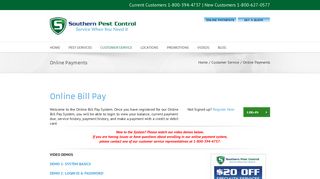 Online Payments | Southern Pest Control