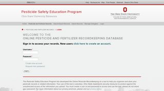 Login | Pesticide Safety Education Program