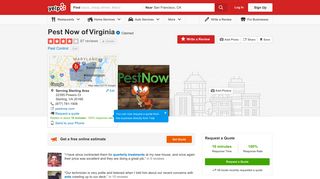Pest Now of Virginia - 86 Reviews - Pest Control - 22395 Powers Ct ...