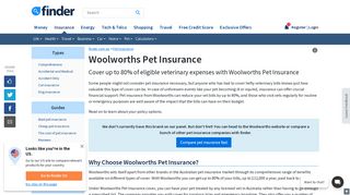 Woolworths Pet Insurance Review January 2019 | finder.com.au