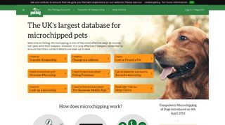 Petlog: UK Pet Microchip Registration & Database