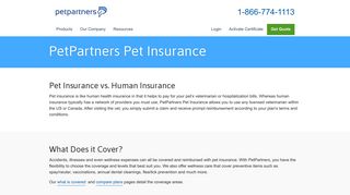 Pet Insurance Plans Provided by PetPartners Pet Insurance ...