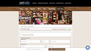 Pet Valu Login - Pet Valu - Pet Valu Jobs - ApplicantPro