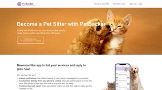 Pet Sitter Jobs - PetBacker