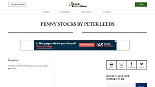 Penny Stocks by Peter Leeds | Stock Gumshoe