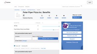 Peter Piper Pizza Inc. Benefits & Perks | PayScale