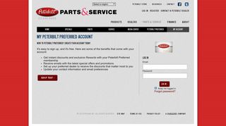Peterbilt - Your Peterbilt Preferred Account - Peterbilt Parts & Service