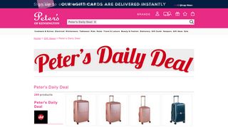 Peter's Daily Deal | Peter's of Kensington