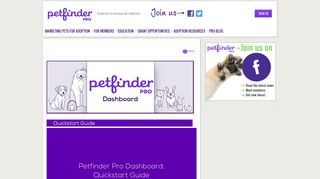 Petfinder Member Admin System Help Pages - Petfinder Members.