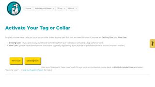 Activate Your Tag or Collar | PetHub
