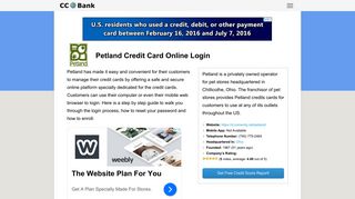 Petland Credit Card Online Login - CC Bank