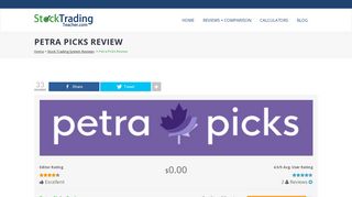 Petra Picks Review - Stock Trading Teacher