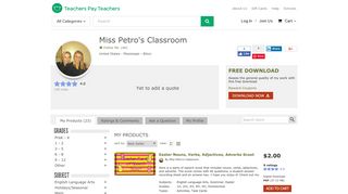 Miss Petro's Classroom Teaching Resources | Teachers Pay Teachers