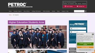 Higher Education Students Area - Petroc College