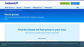 Petrol prices - Find UK petrol & diesel prices - Confused.com
