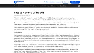 Pets at Home & LifeWorks - UK