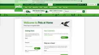 Sign In - Pets at Home