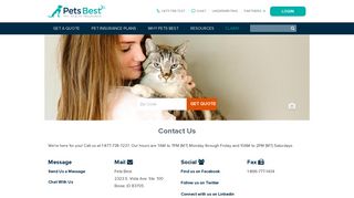 Pets Best - How to Contact Us