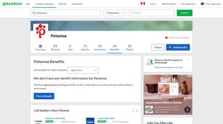 Petsense Employee Benefits and Perks | Glassdoor.ca