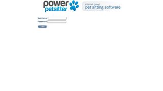 Pet Sitter Software Sign In - Power Pet Sitter