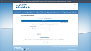 Adoption Partner Application - CyberGrants