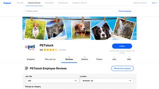 Working at PETstock: Employee Reviews | Indeed.com