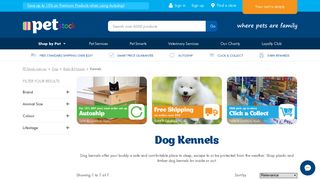 Dog Kennels | Shop Large, Small, Plastic & Timber ... - PETstock
