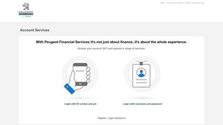 Peugeot Financial Services - Account Services - WesBank