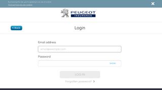 Peugeot | Log in