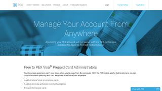 Mobile Apps | PEX - PEX Card