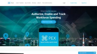 PEX: Employee Expense Management & Prepaid Card Platform